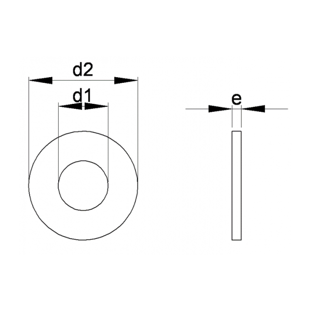 sourcing map 20pcs Rondelle Plate Caoutchouc Joint étanchéité Entretoise  Ronde Métrique Isolation M10 x 20mm x 3mm : : Bricolage