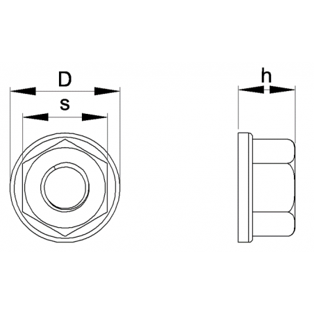 Lot D'Écrous à Embase DIN 6923 - M5 à M16 - Acier Zingué Classe 8 - Pour Bricolage Et Mécanique - Neuf